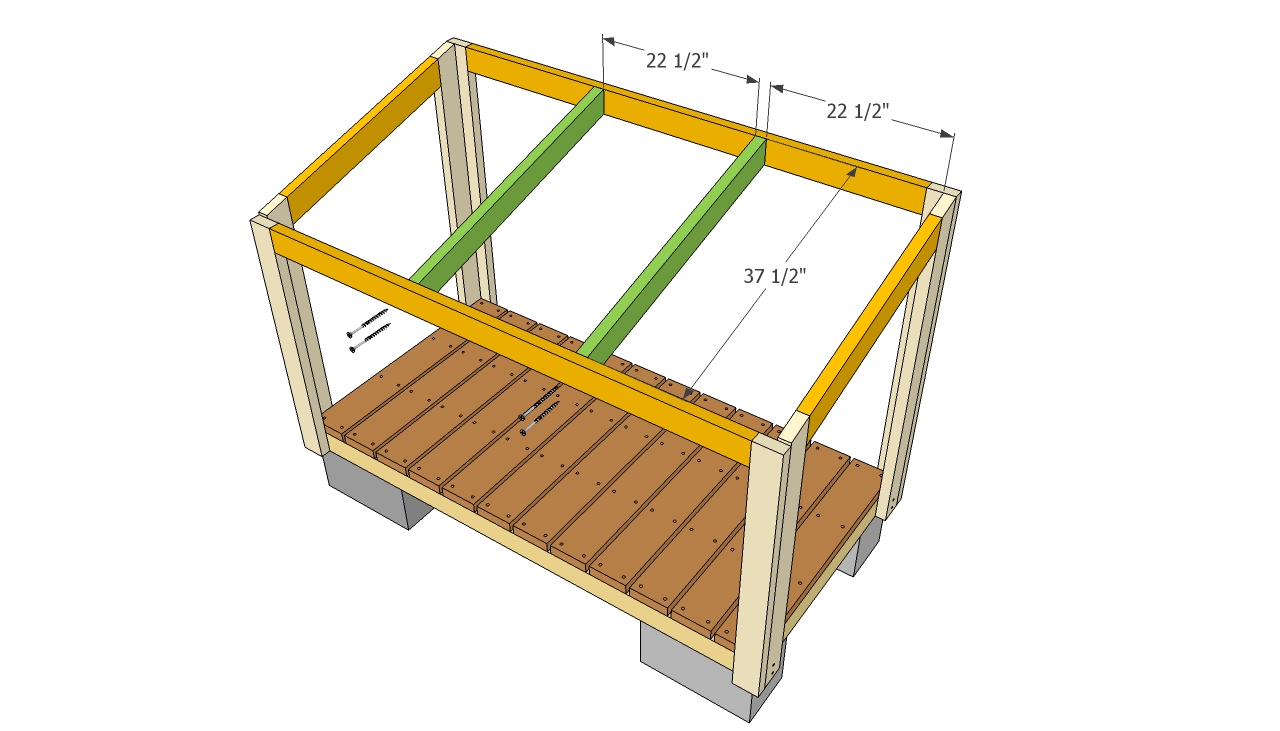 SIMPLE FIREWOOD STORAGE SHED PLANS PLANS STRUCTURE THE STREW NAILS OR 