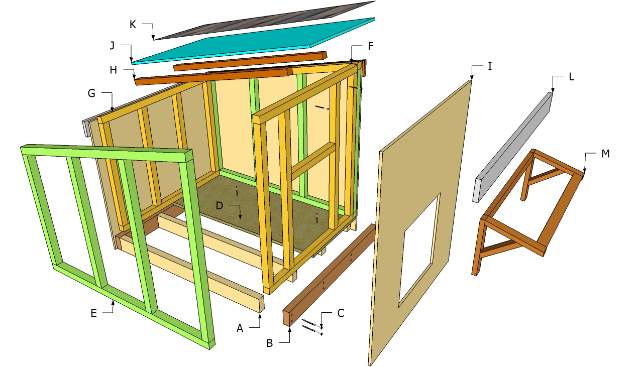 Large Dog House Plans