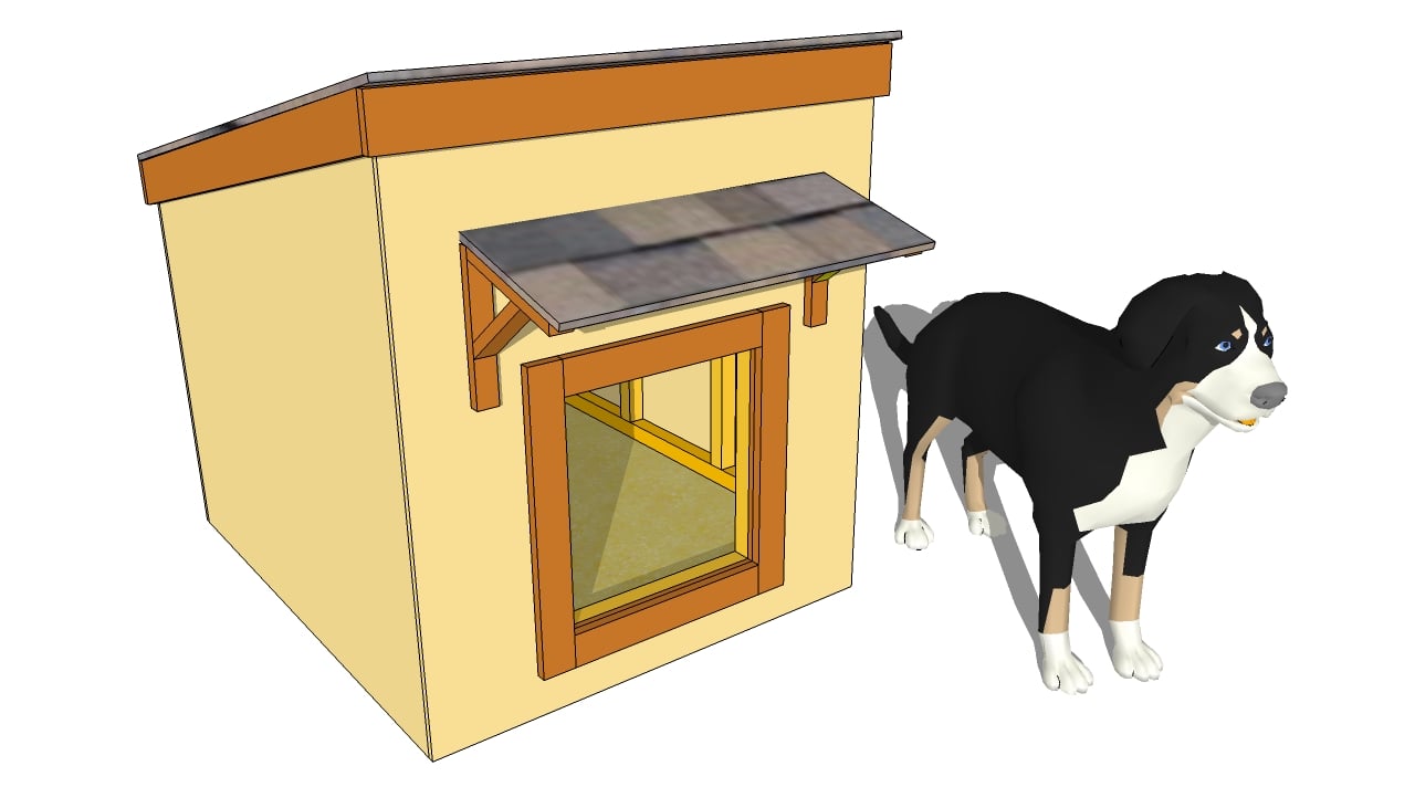 Large Dog House Plans