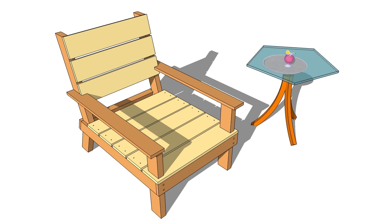 Outdoor Chair Plans | Free Outdoor Plans - DIY Shed, Wooden Playhouse ...