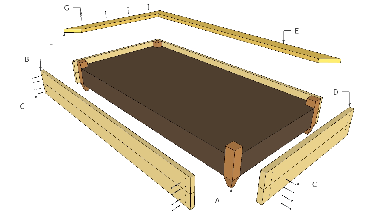 Woodwork Outdoor Bed Plans PDF Plans