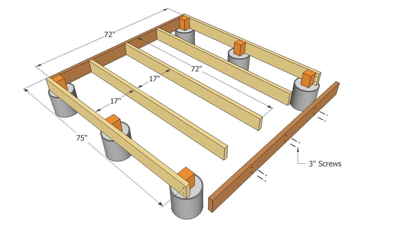 Building a Shed Floor Plans