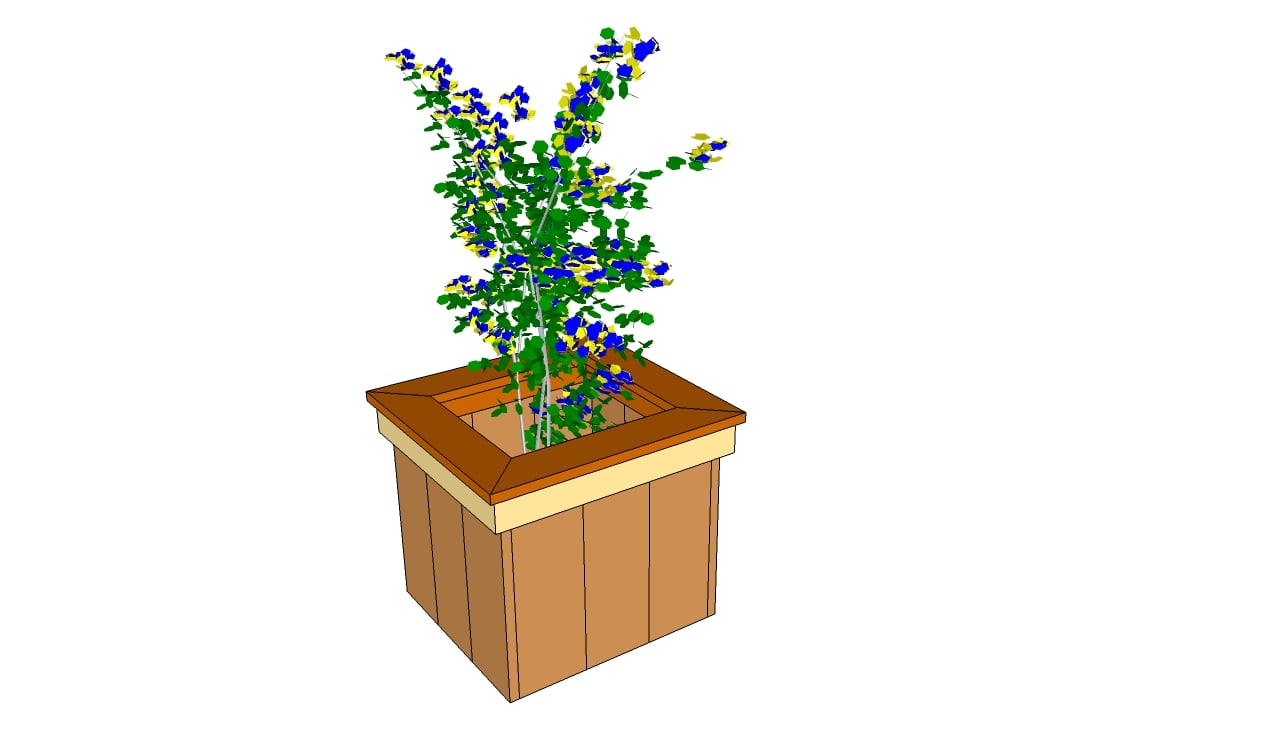 Wooden Planter Boxes Plans