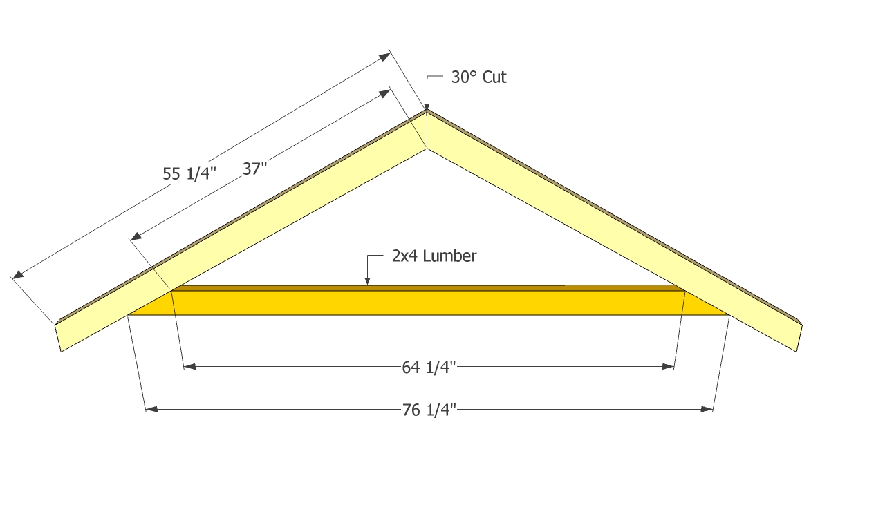 Gable Shed Roof Plans | Free Outdoor Plans - DIY Shed, Wooden ...