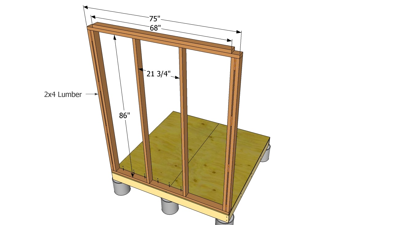 Small wall shed plans