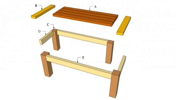 Patio Table Plans | Free Outdoor Plans - DIY Shed, Wooden Playhouse 