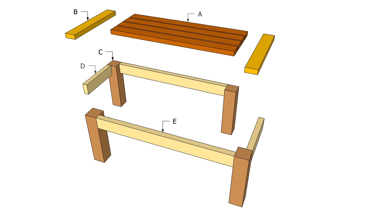 DIY Wood Outdoor Table