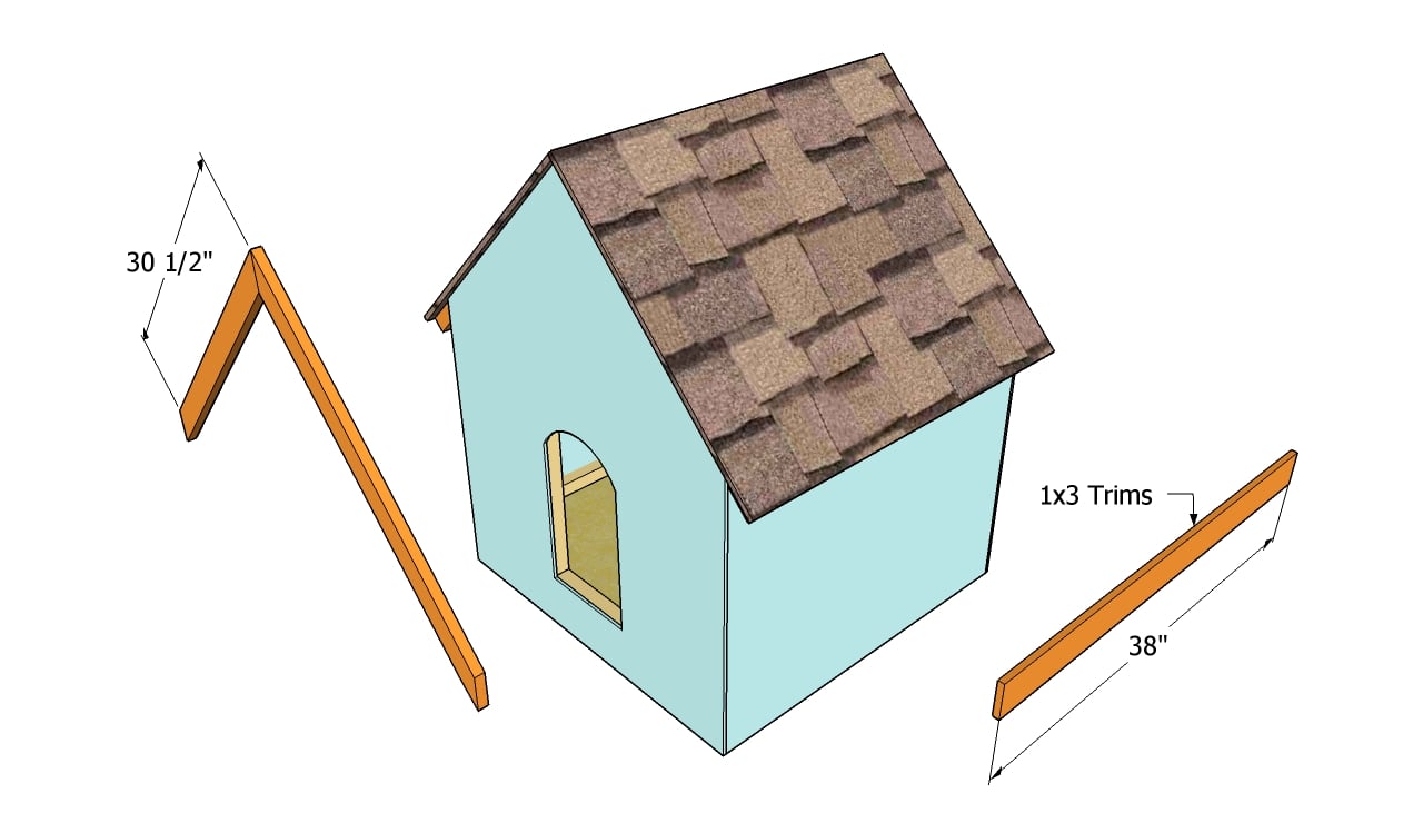 One Sheet Plywood Dog House Plans