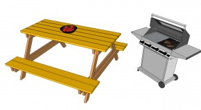 Table | MyOutdoorPlans | Free Woodworking Plans and Projects, DIY Shed