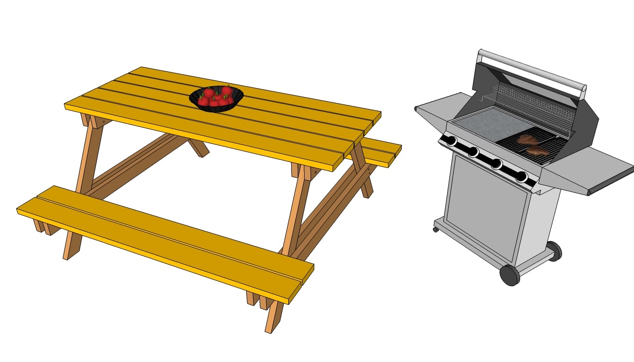 Free Picnic Table Plans Woodworking