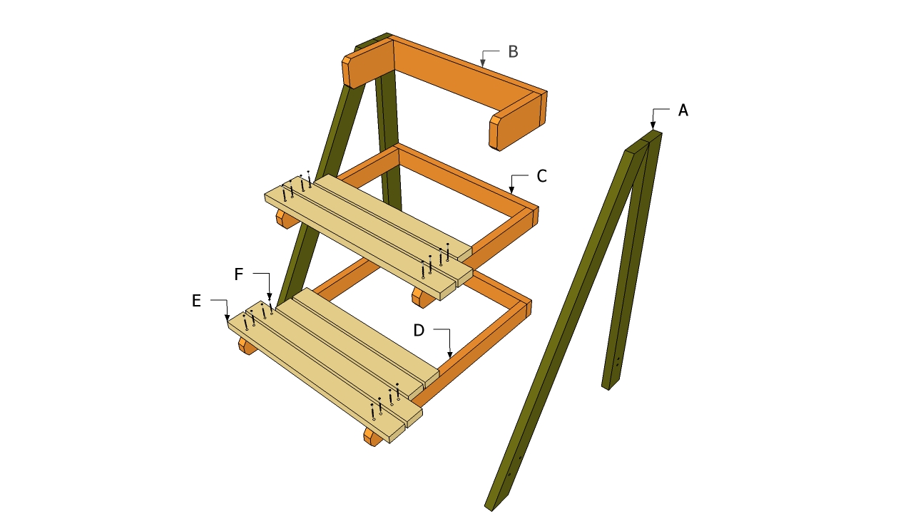 Tiered Plant Stands Plans