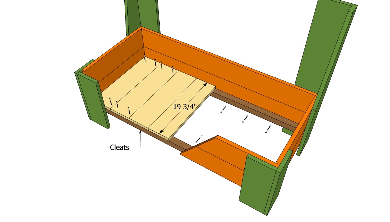 Outdoor Storage Bench Plans | Free Outdoor Plans - DIY Shed, Wooden 