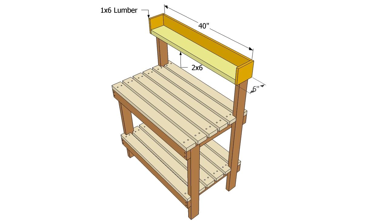 Potting bench plans free | Free Outdoor Plans - DIY Shed, Wooden 