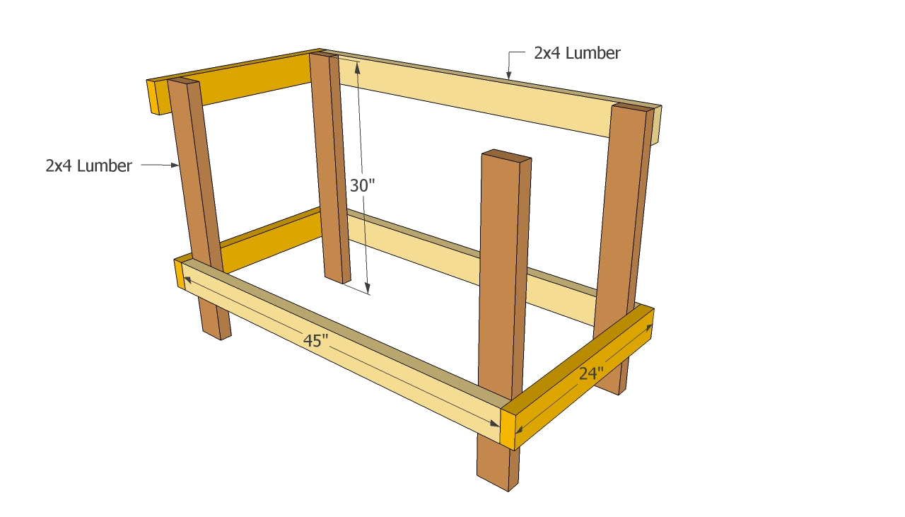 Wooden Workbench Plans Free