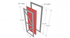 free shed door plans »