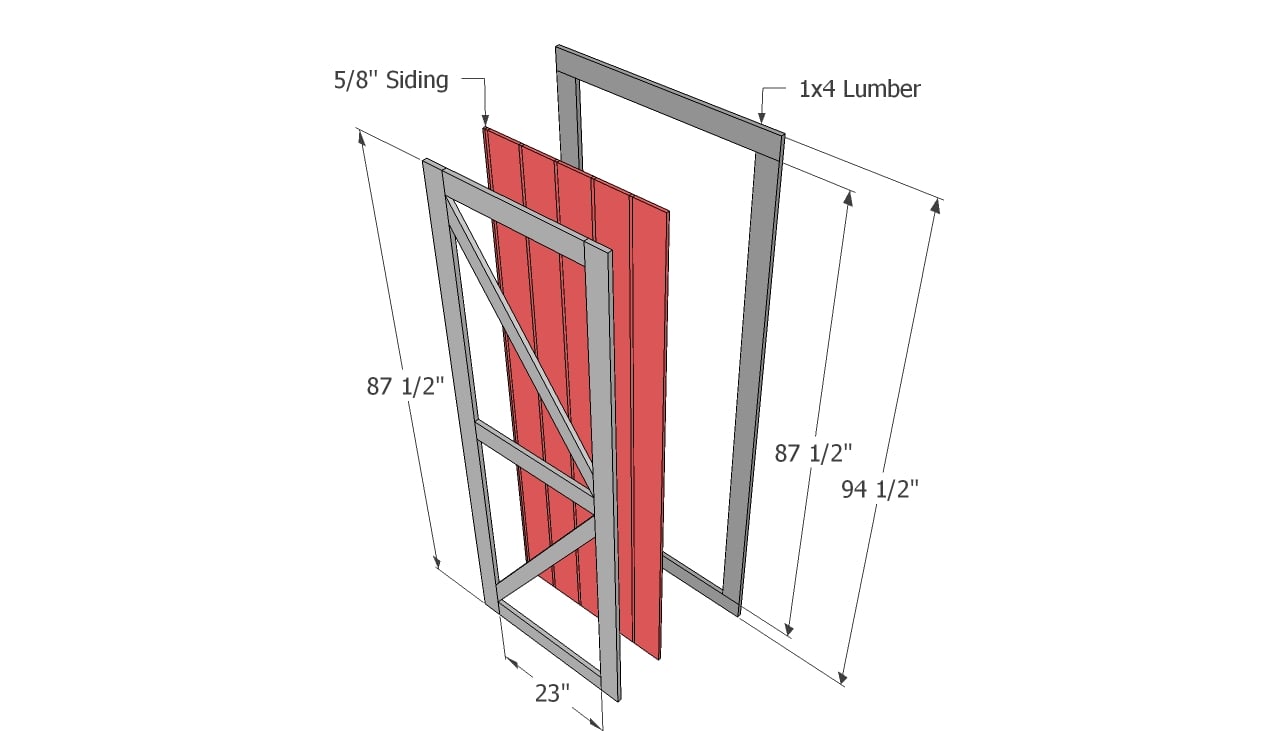 How to Build Double Shed Doors Shed Door Plans Double Shed Doors Plans