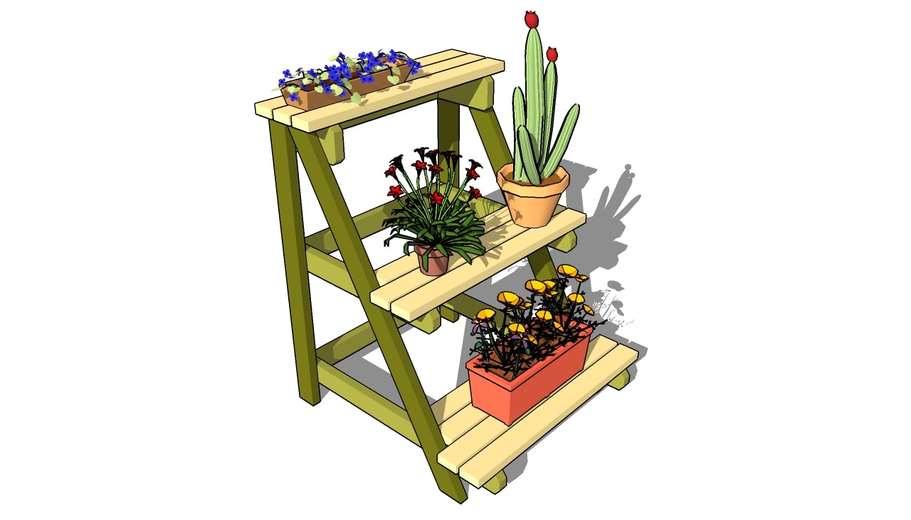 Outdoor plant stand plans