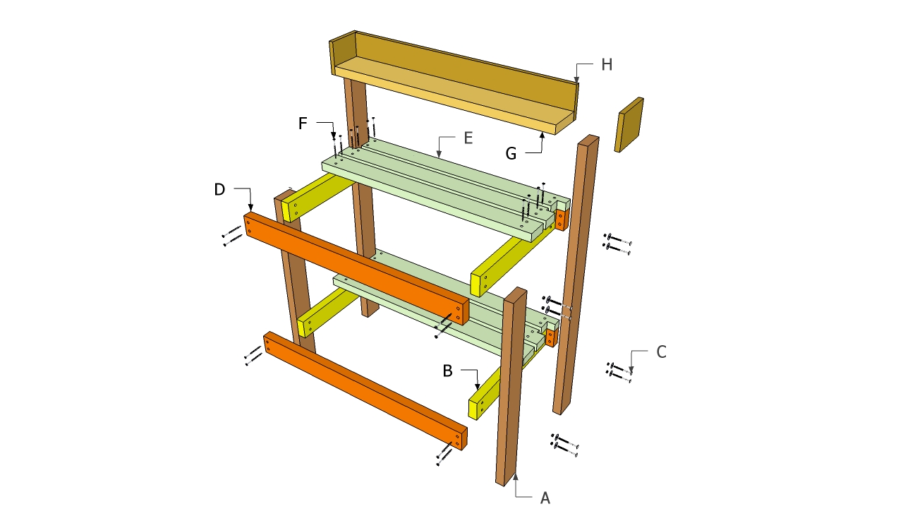 Potting bench plans free | Free Outdoor Plans - DIY Shed, Wooden 