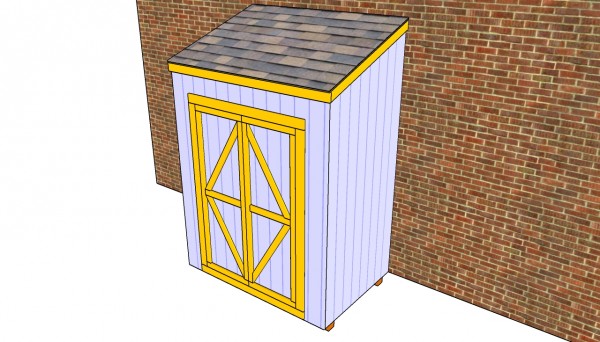 Attached shed plans