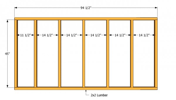 Back wall plans