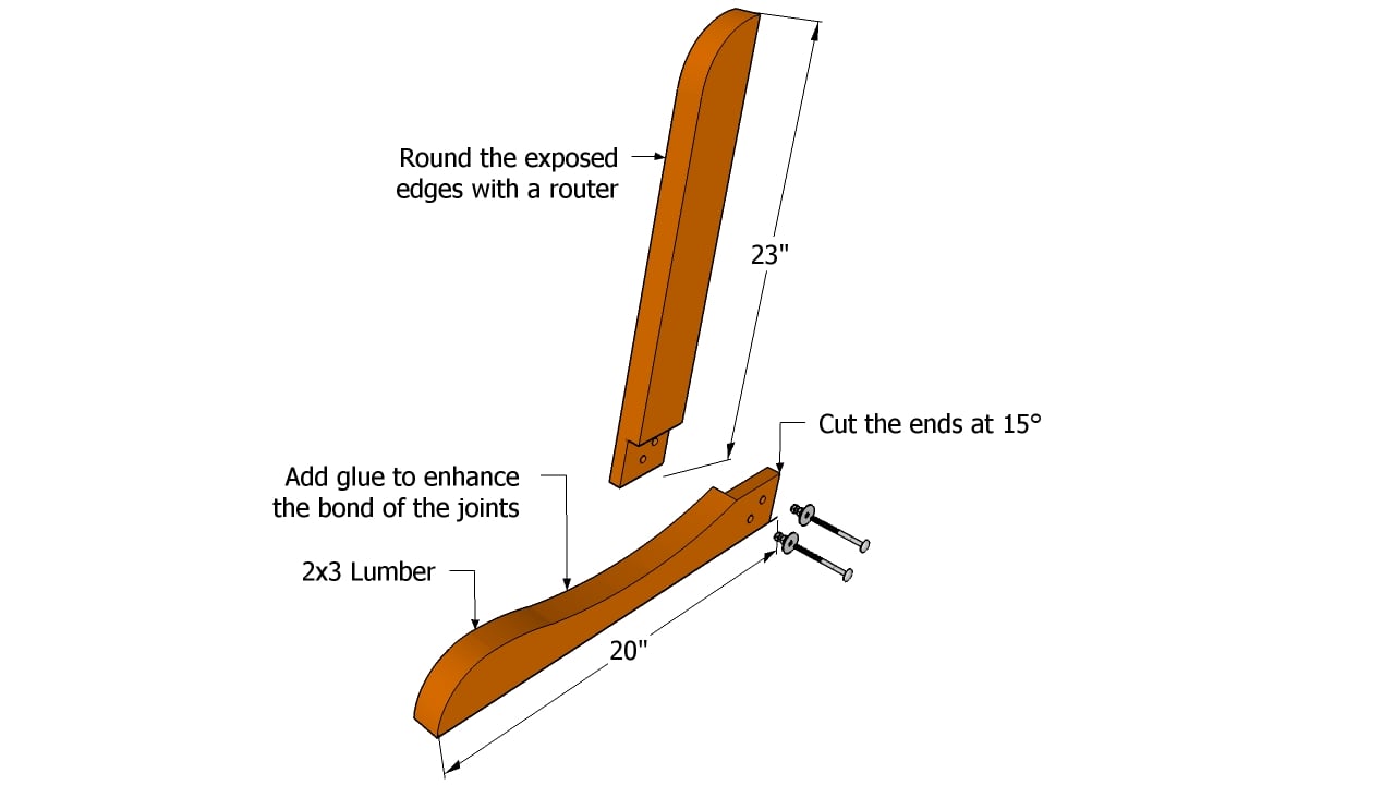 Wooden Hanging Swing Bench Plans Blueprints » freedownload