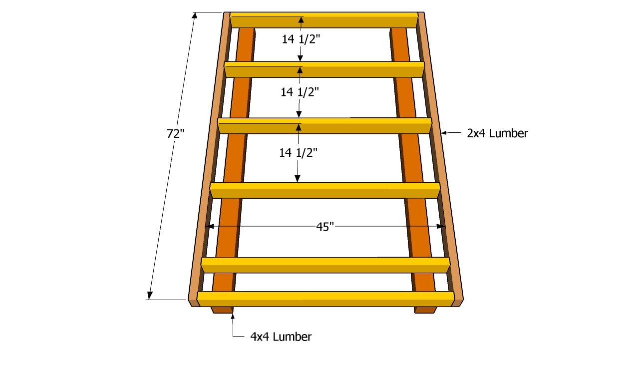 Dorshed: Simple wood shed plans 8 x 10