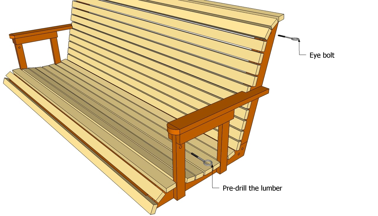 Free Porch Swing Plans | Free Outdoor Plans - DIY Shed, Wooden 