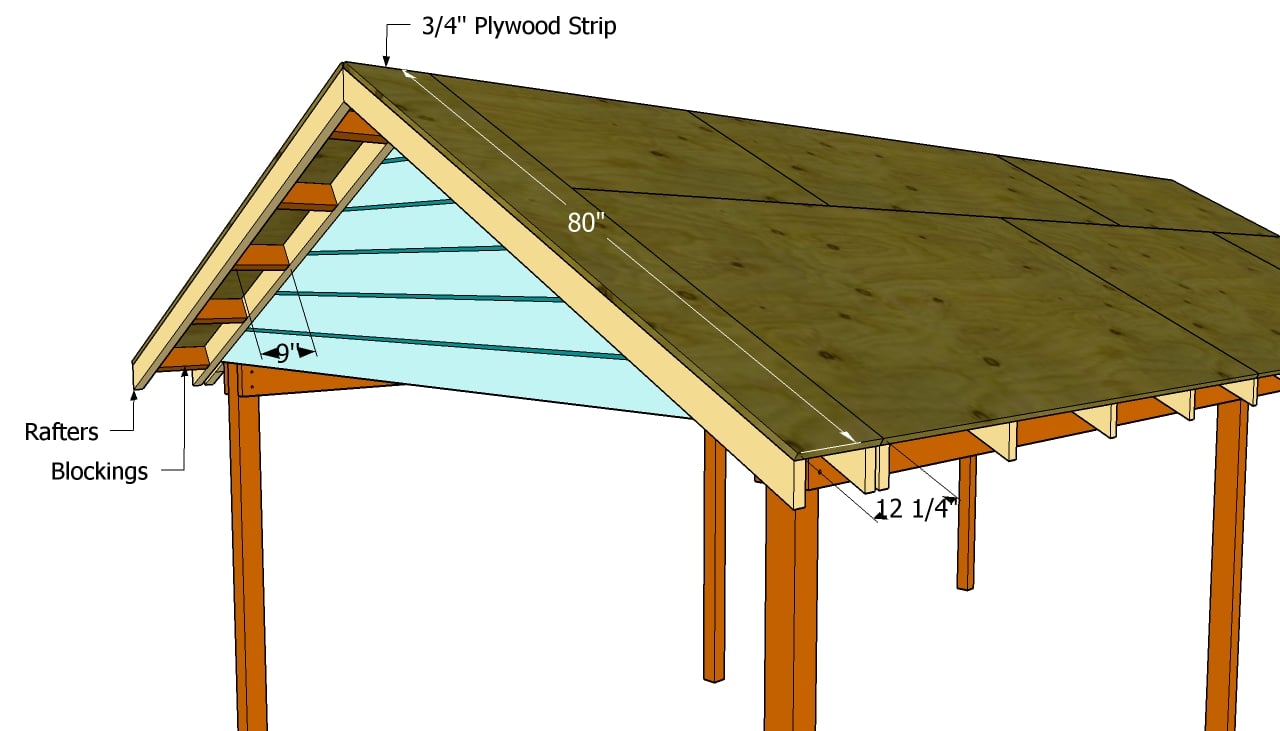  overhang building the overhangs how to install roof decking amazon com