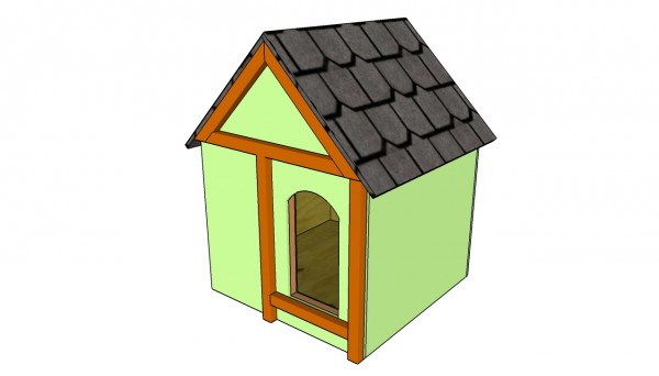 Insulated dog house plans