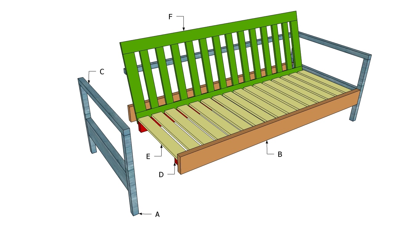 DIY Outdoor Couch Plans