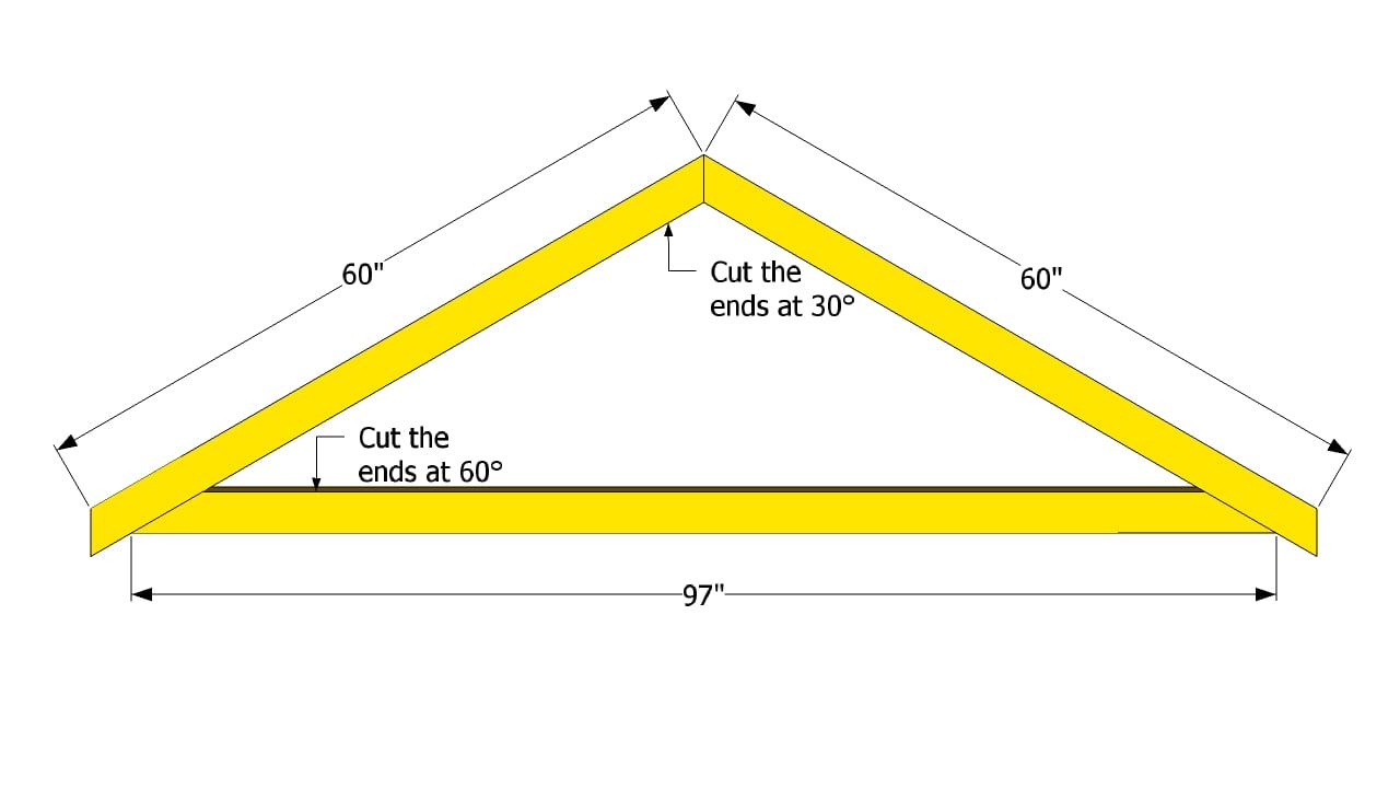 Shed Roof Truss Plans