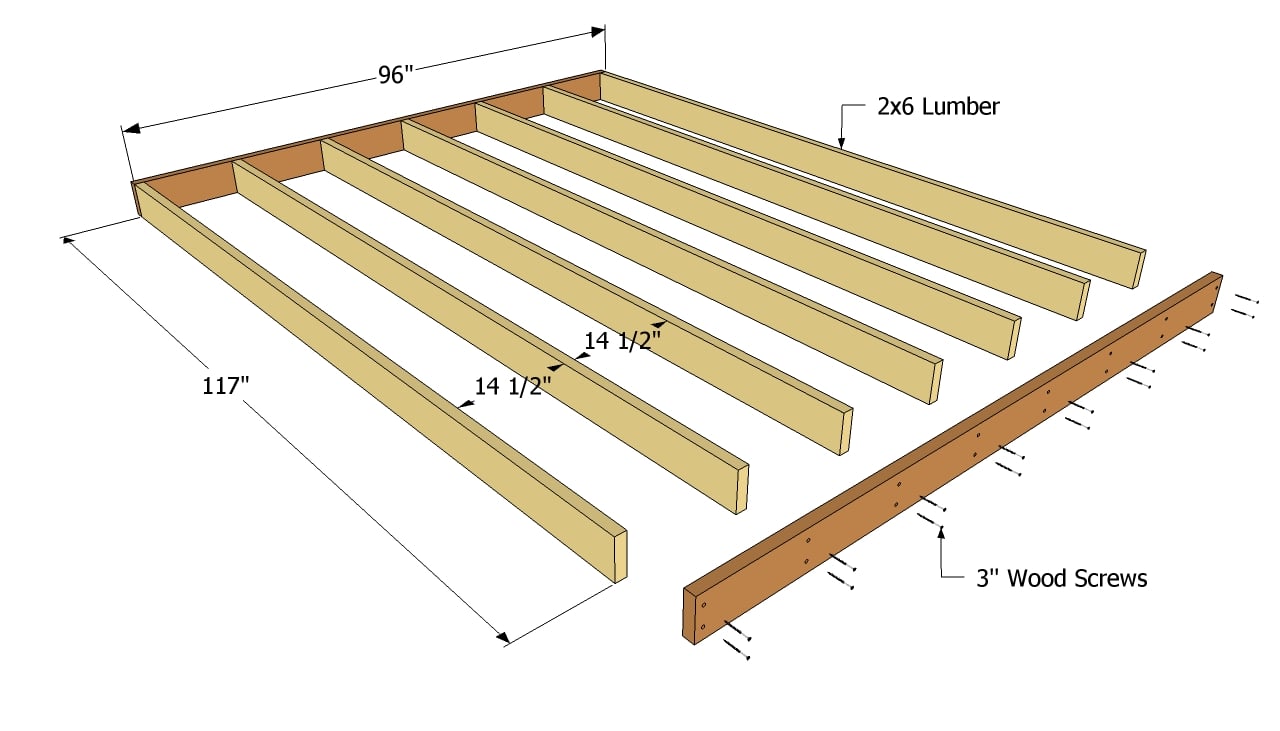 Storage Shed Floor Plans