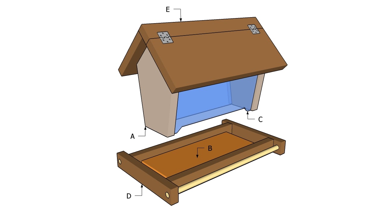 Woodwork Wood Plans Bird Feeder PDF Plans