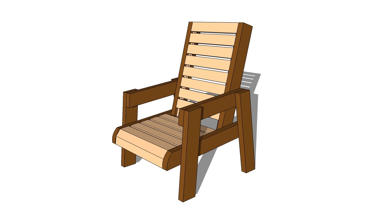 Adirondack chair plans free Lounge Chair Plans Deck Chair Plans