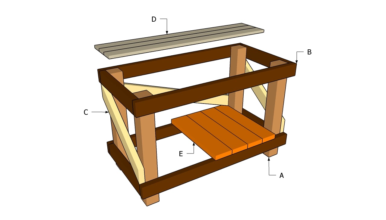 Woodwork Diy Work Table Plans PDF Plans