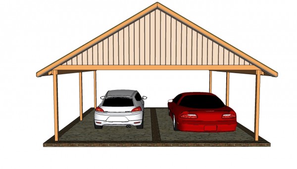 Double carport plans