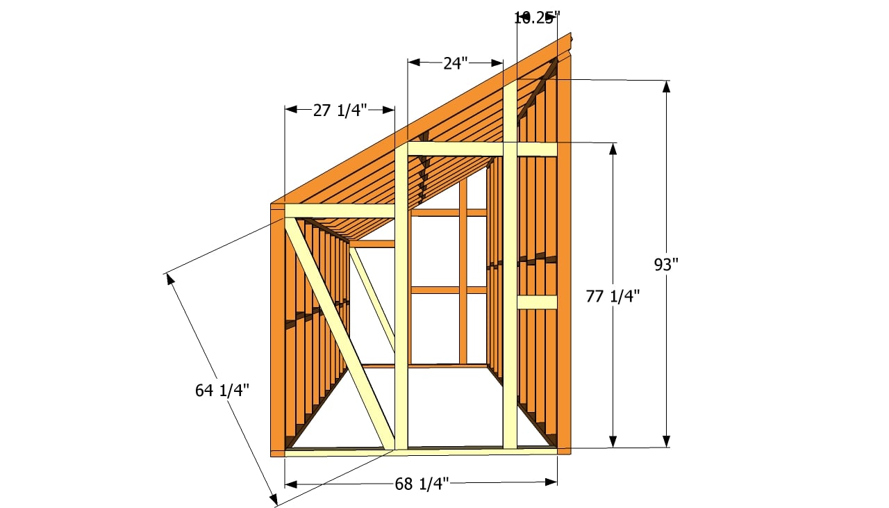 how to build a lean to shed plans free Quick Woodworking Projects