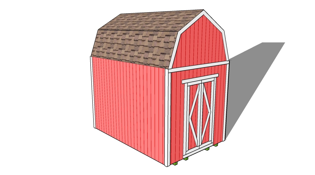 Gambrel Shed Plans | Free Outdoor Plans - DIY Shed, Wooden Playhouse 