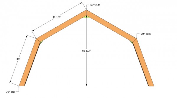 What are some popular Gambrel roof truss plans?