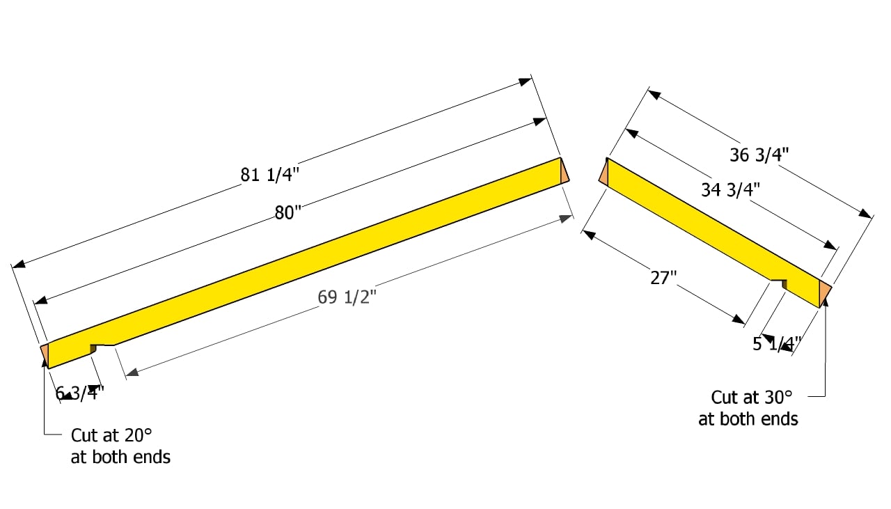 Roof rafters plans