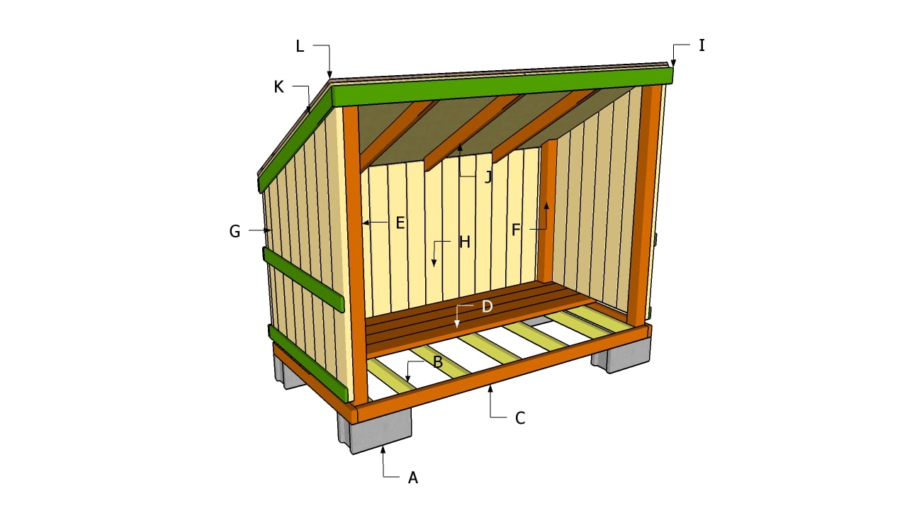 Woodshed Plans  Free Outdoor Plans - DIY Shed, Wooden Playhouse, Bbq 