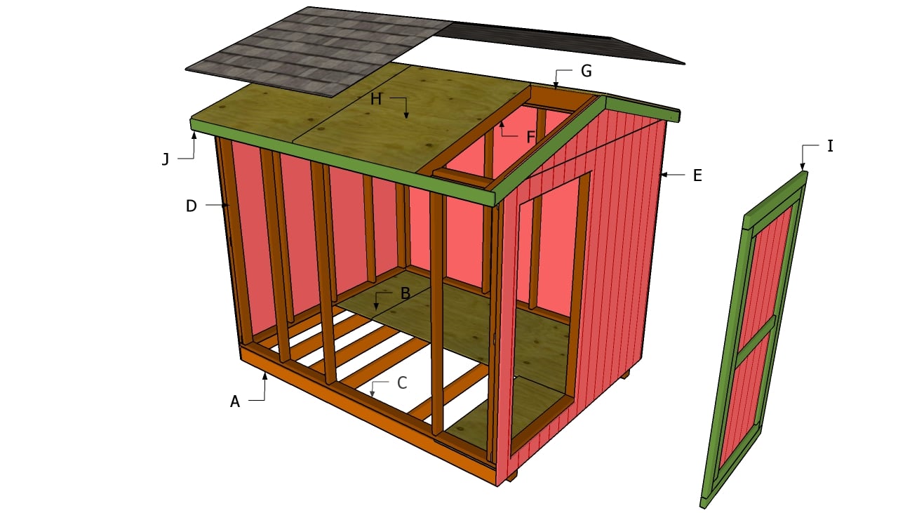 Utility Shed Plans | Free Outdoor Plans - DIY Shed, Wooden Playhouse 
