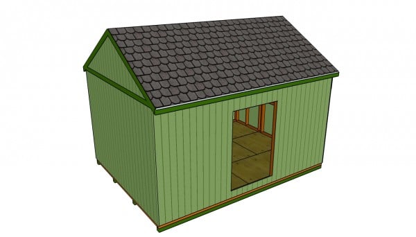 Building a roof shed