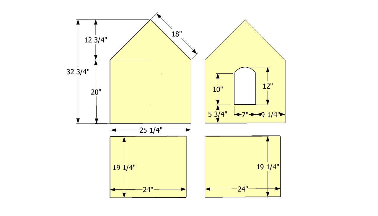 Small Dog House Plans | Free Outdoor Plans - DIY Shed, Wooden 