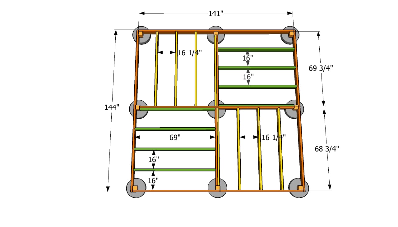 Shedpa: Build a shed floor leveling