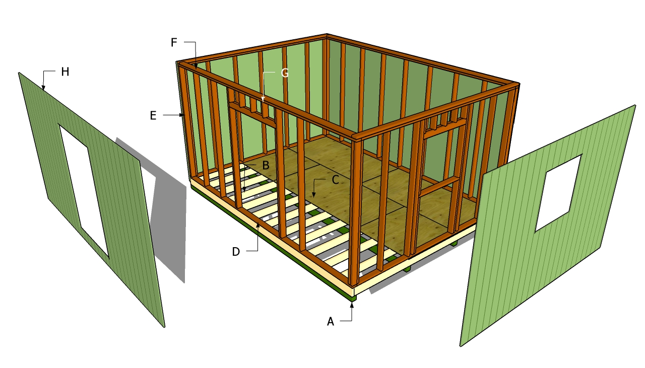 storage shed plans 10x12 free - Build A Shed