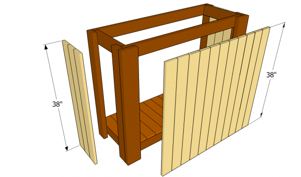 Attaching the cladding