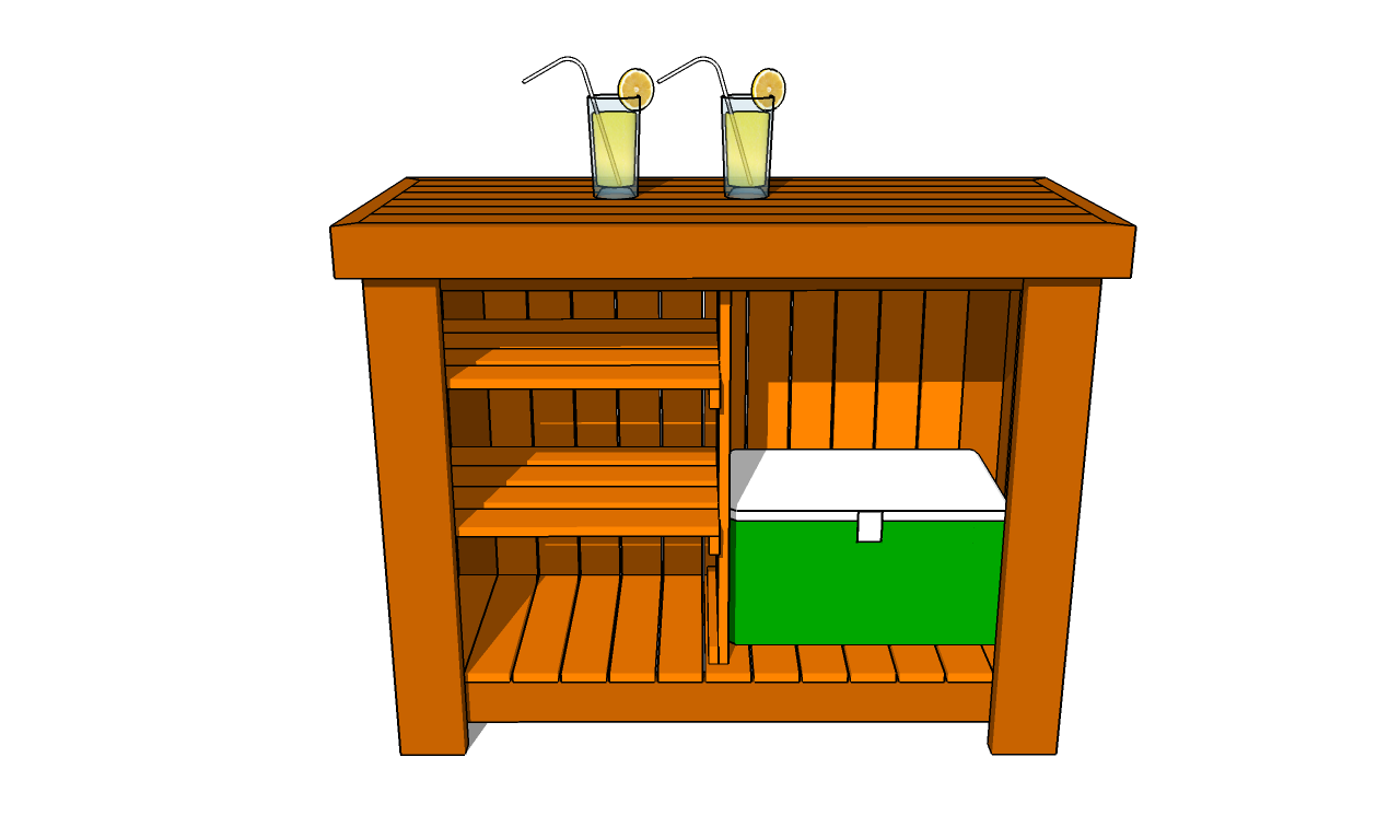 Outdoor Bar Plans MyOutdoorPlans Free Woodworking Plans and