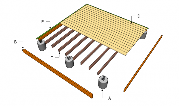 Building a Ground Level Deck Plans