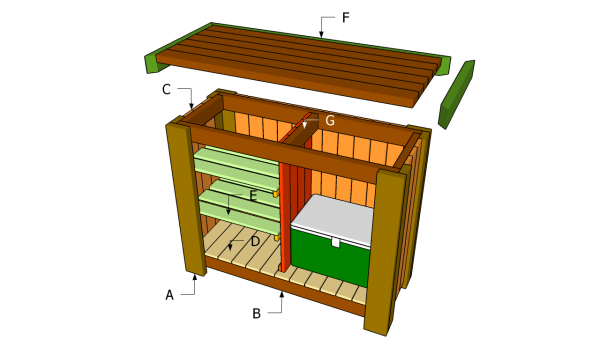 Outdoor Bar Plans | MyOutdoorPlans | Free Woodworking ...